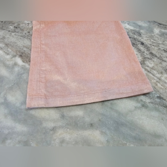 MYMOMENT Spain Blush Pink Corduroy Pants with Metallic Trim EU 38 / US 6 - Picture 12 of 12